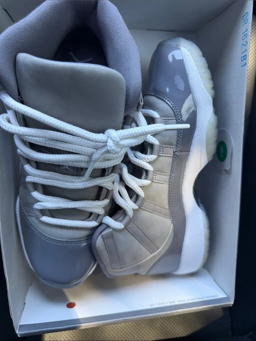 Jordan Air Jordan 11 Retro (GS) Medium Grey Multi Color Box Label